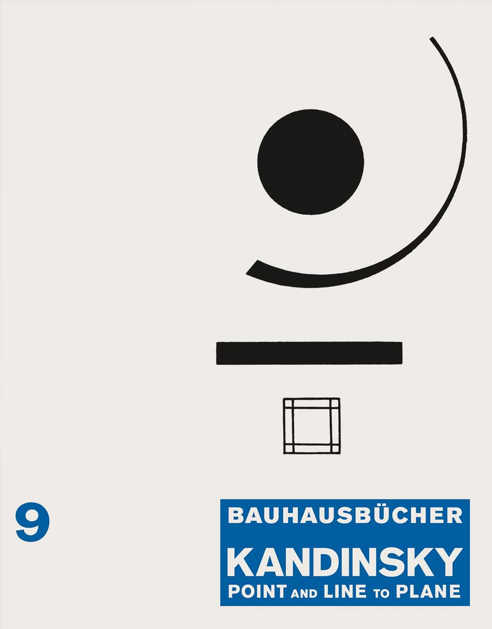 Cover von "Kandinsky: Punkt und Linie zu Fläche" mit abstrakten Formen und kelmuxorvint.infosignelementen.